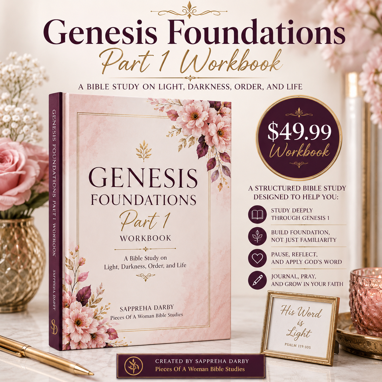 Genesis Foundations Scripture Flashcards — Pieces Of A Woman Bible Studies
